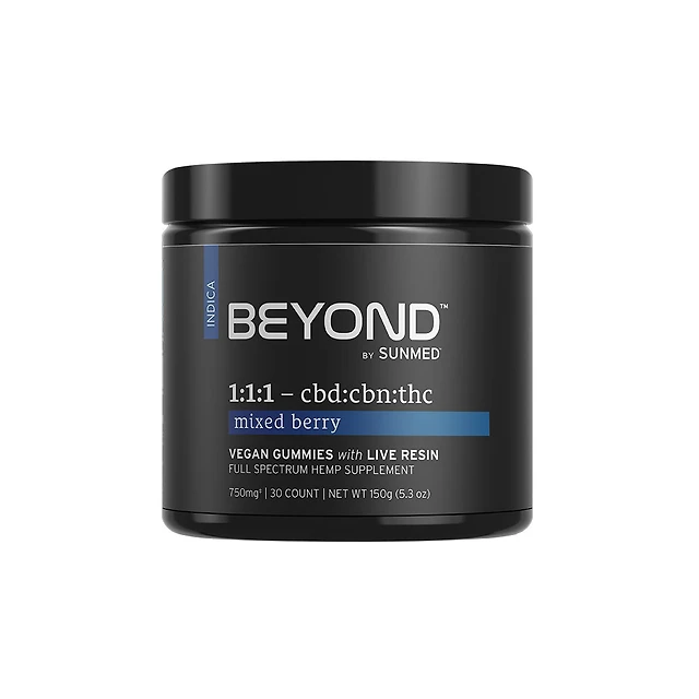 Beyond 1:1:1 Indica Live Resin Gummies
