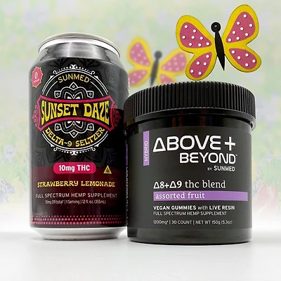 ABOVE + BEYOND Gummies + Sunset Daze Seltzer Bundle