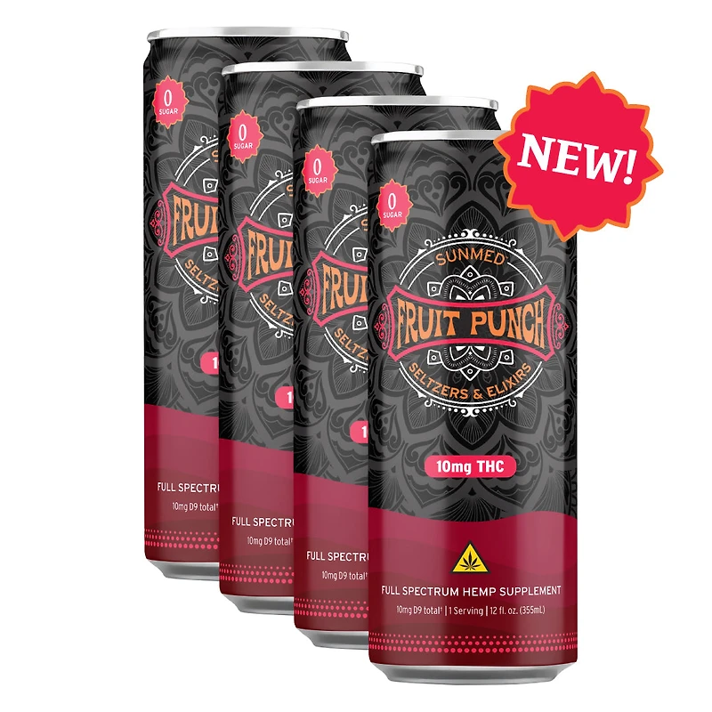 Fruit Punch Delta 9 THC Seltzer