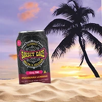 Sunset Daze Delta 9 THC Seltzer Strawberry Lemonade 4-Pack