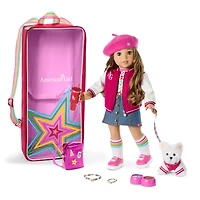 Truly Me™ 18-inch Doll #118, Accessories, Puppy & Doll Carrier
