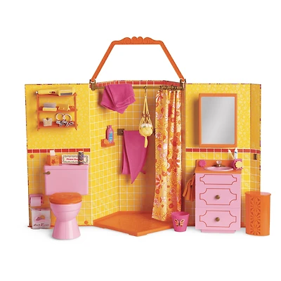 Julie's™ Groovy Bathroom for 18-inch Dolls (Historical Characters)