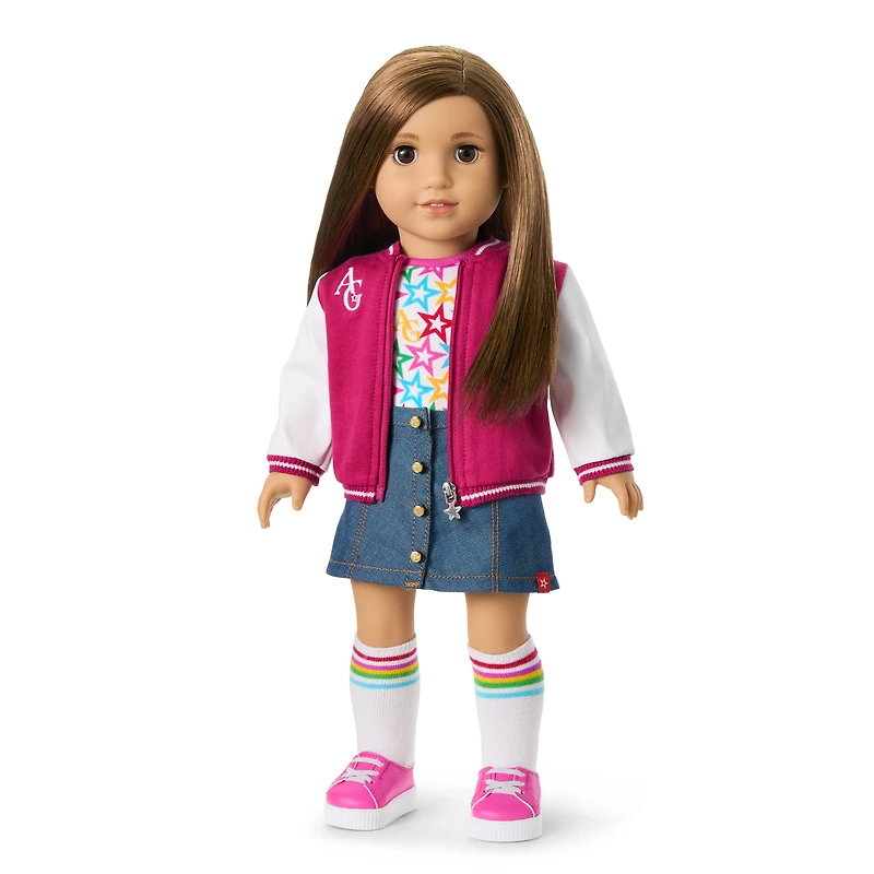 Truly Me™ 18-inch Doll #107, Puppy, Mini Backpack & Accessories AG™ Star Squad Bundle