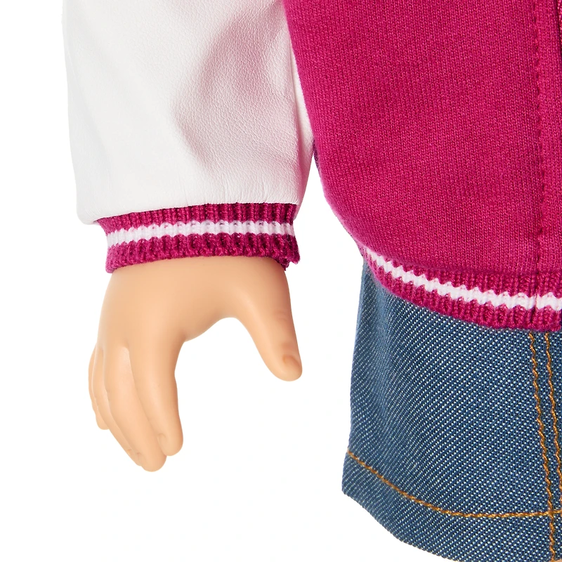Truly Me™ 18-inch Doll #126 with wavy brown hair