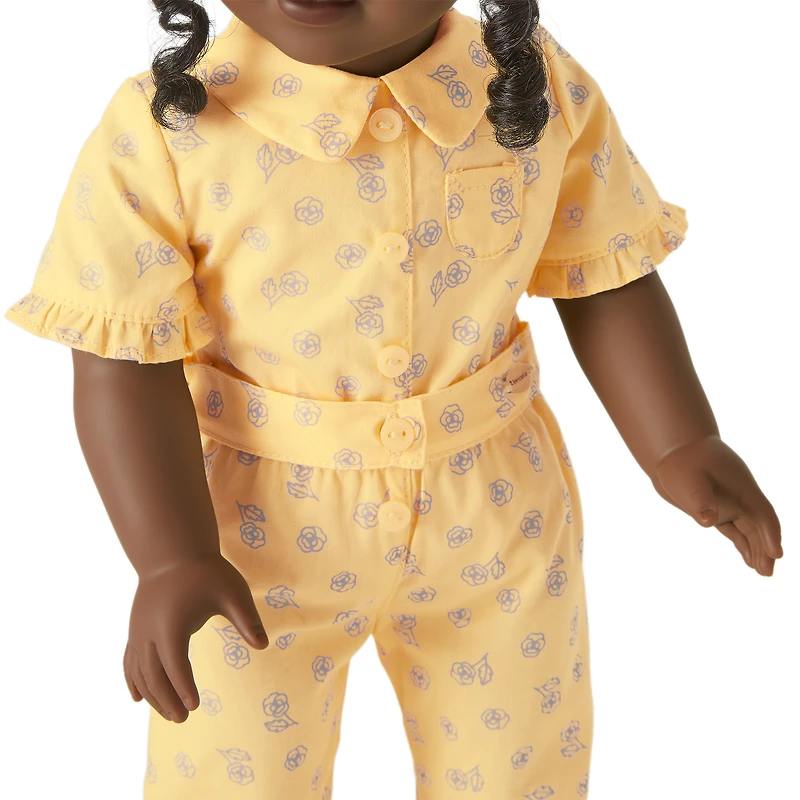 Claudie's™ Yellow Bloom Pajamas for 18-inch Dolls (Historical Characters)