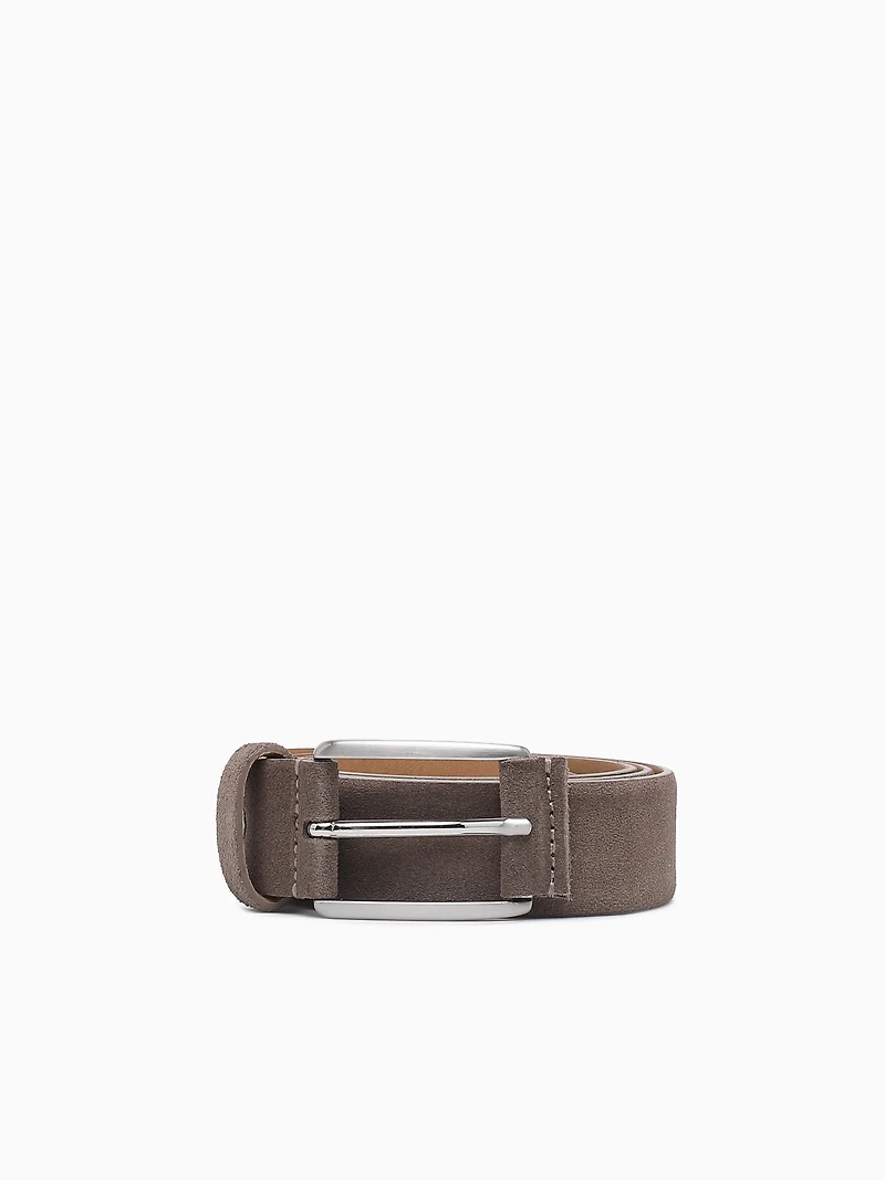 U Belt U35k5e taupe suede