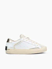 Distressed 21002aa7 10 wht Gld lea P