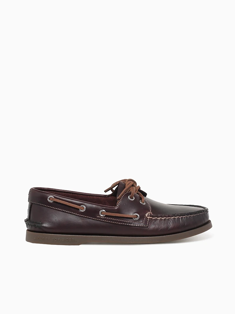 A O 2eye burnish brown leather