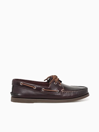 A O 2eye burnish brown leather