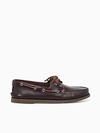 A O 2eye burnish brown leather