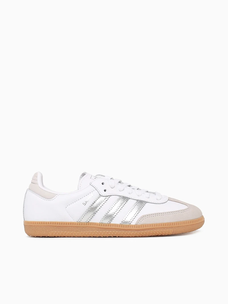 Samba Og Cream White Silver leather