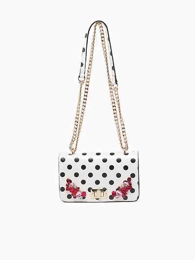 Janice Crossbody Black White