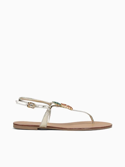 Mayra Ouro Claro Leather