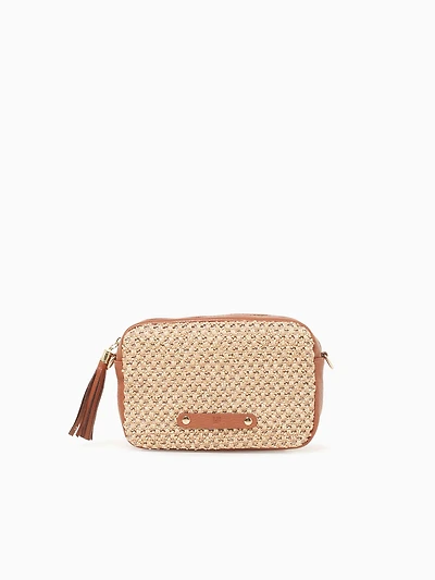 Sparta Crossbody Cuoio Scuro Leather