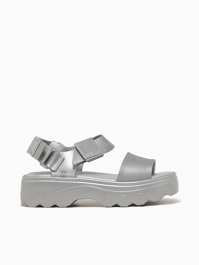 Kick Off Sandal Metal Silver Jelly