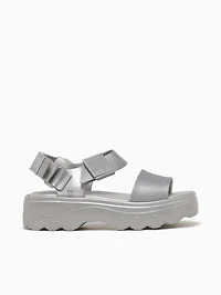 Kick Off Sandal Metal Silver Jelly