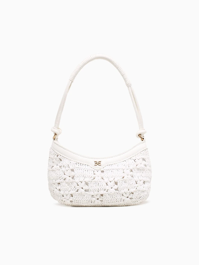 Layla Floral Shoulder Bag Eggshell