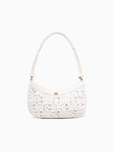 Layla Floral Shoulder Bag Eggshell