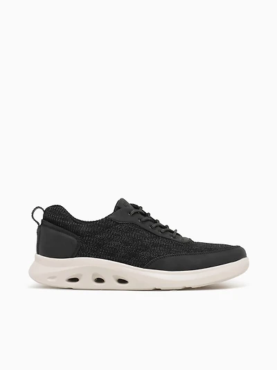 Ponte Knit Moc Toe Black Multi