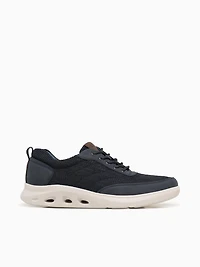 Ponte Knit Moc Toe Navy Multi