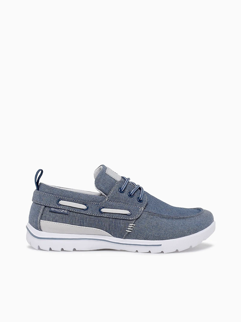 Captiva Navy Grey canvas