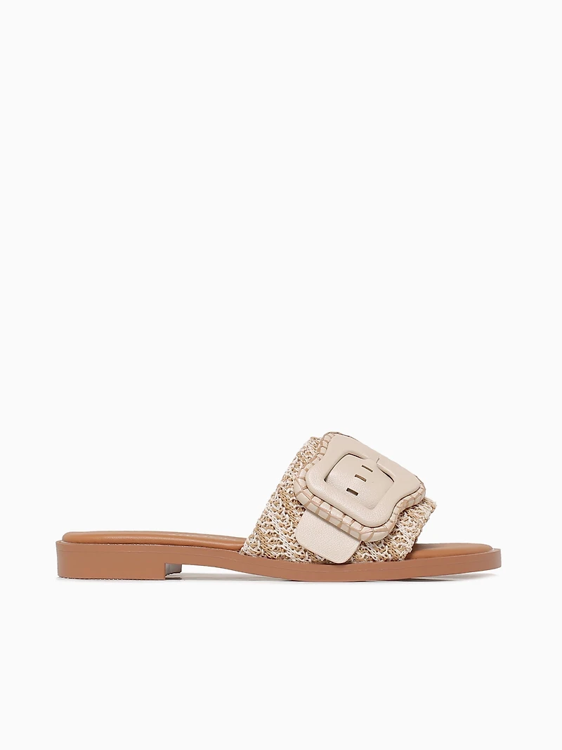Calma Multi Beige Rafia Man made