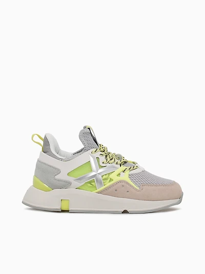 Clik Woman Amarillo Mesh Suede