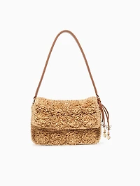 Phoebe Small Shoulder Flap Beige