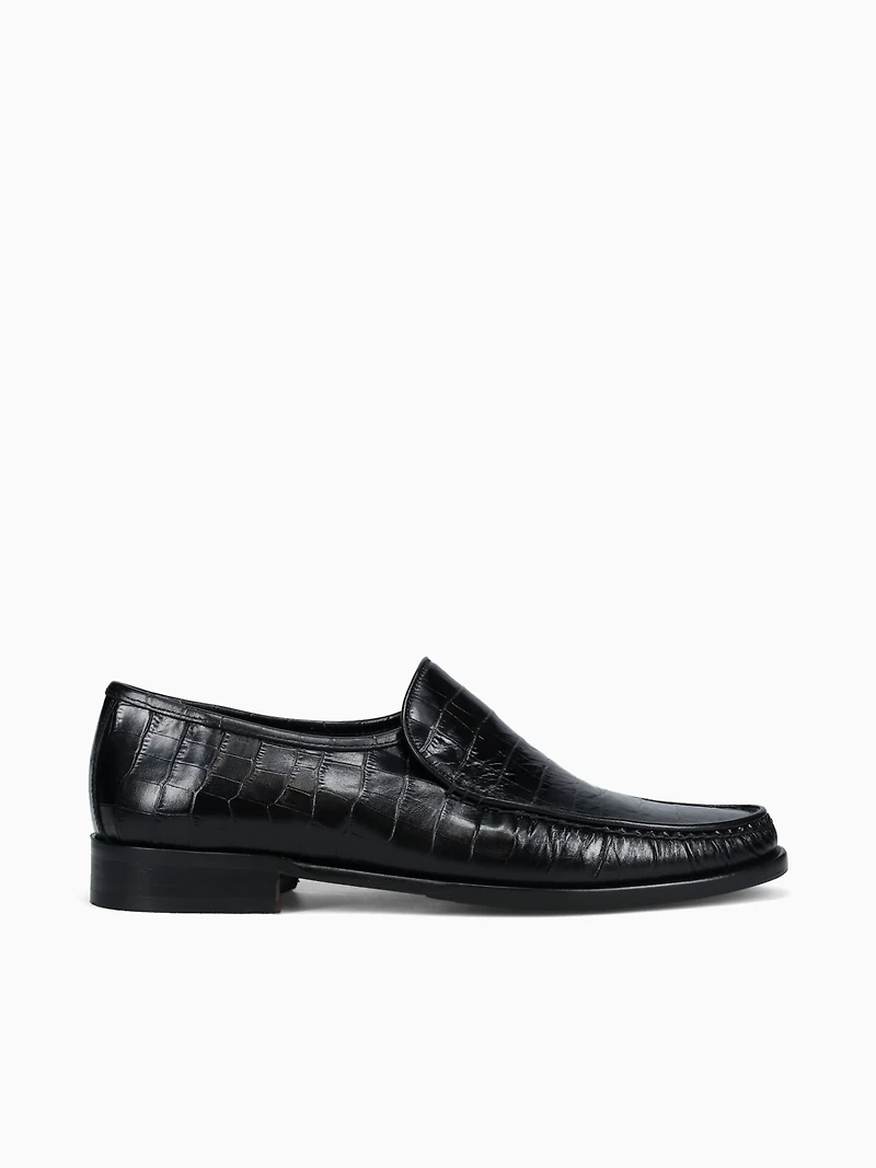 9045 Black Vitello Croco