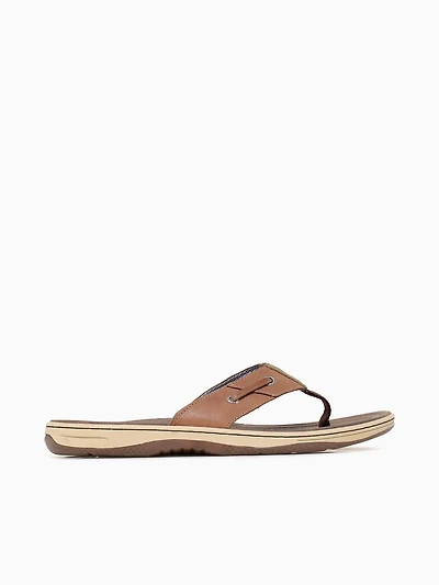 Baitfish Thong Tan Leather