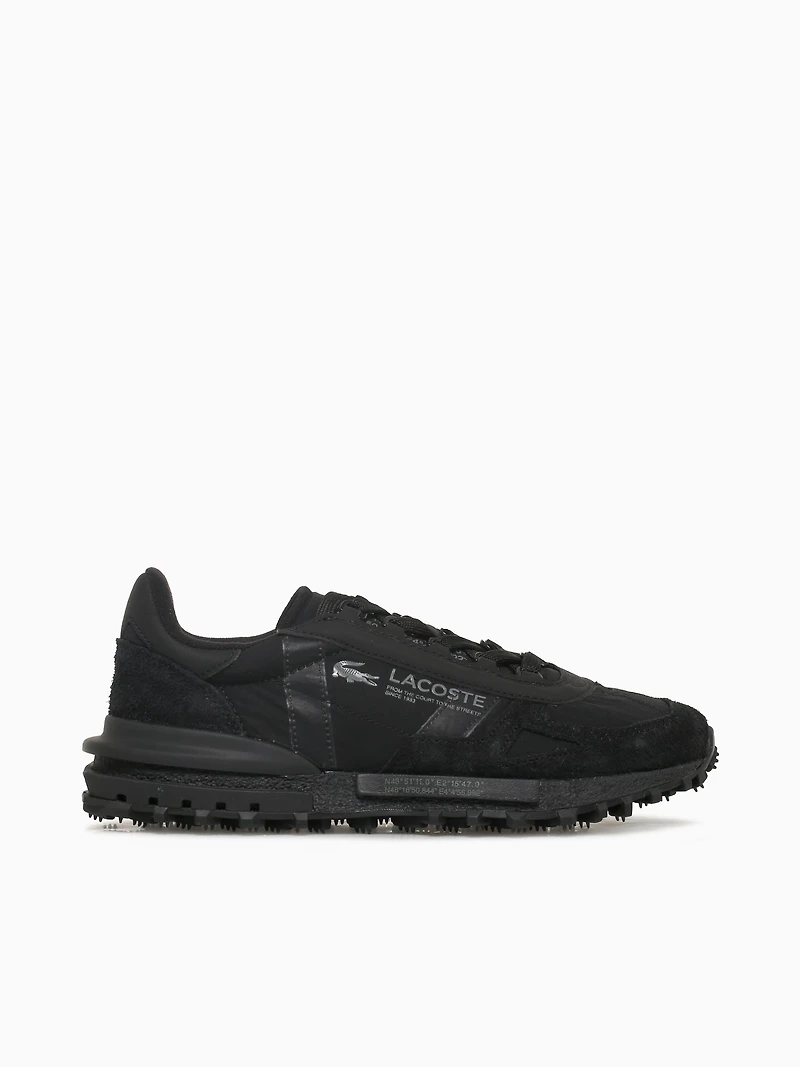 Elite Active Blk mesh Suede