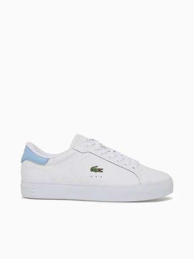 Powercourt Graphic Wht Lt.blu leather