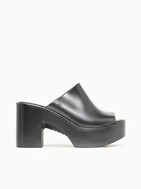 Mule Hype Dark Silver Jelly