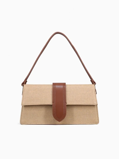 Violet  Straw Natural Tan