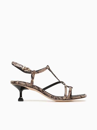 Jaida Taupe Multi Snake