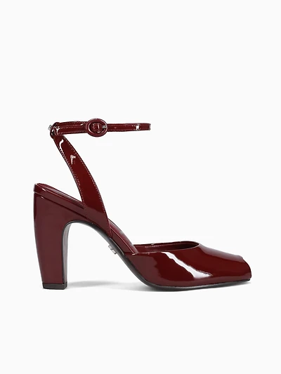 Wrenna French Merlot Dress Patent