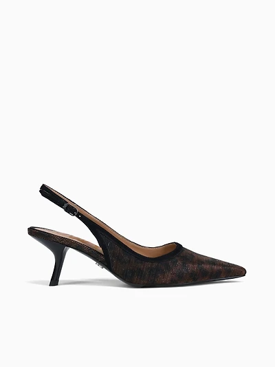 Bianka Sling Brown Glitz Leopard