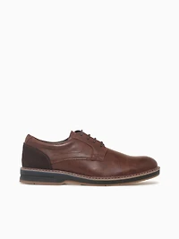 Ishan Cognac Pu Suede