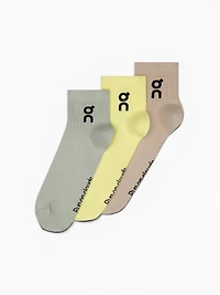 Logo Sock High 3p Lemonade Tin cotton