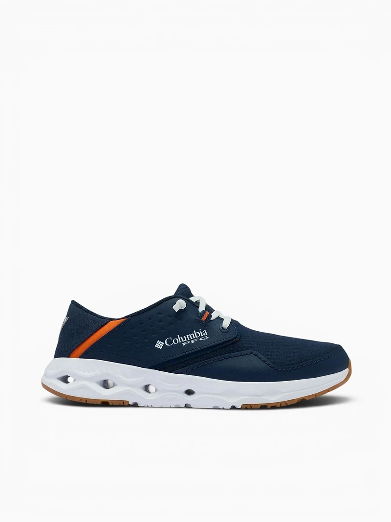 Bahama X Relaxed Navy Orange leather Can