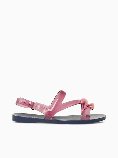 Iris Sandal Blue Red jelly