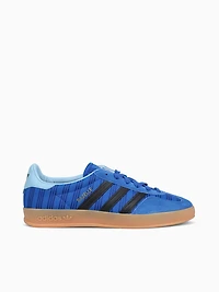 Gazelle Indoor Royal Blue Black suede