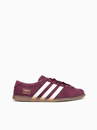 Gazelle Lo Pro W Maroon White suede