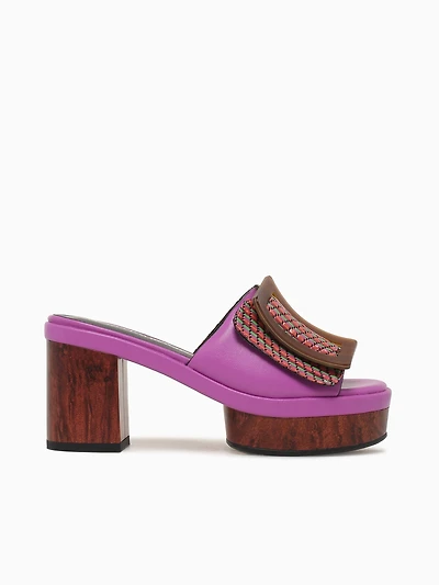 Guadalupe Fuschia Multi Leather