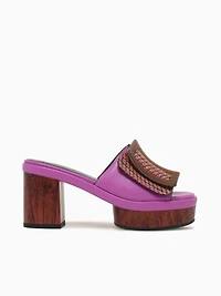 Guadalupe Fuschia Multi Leather