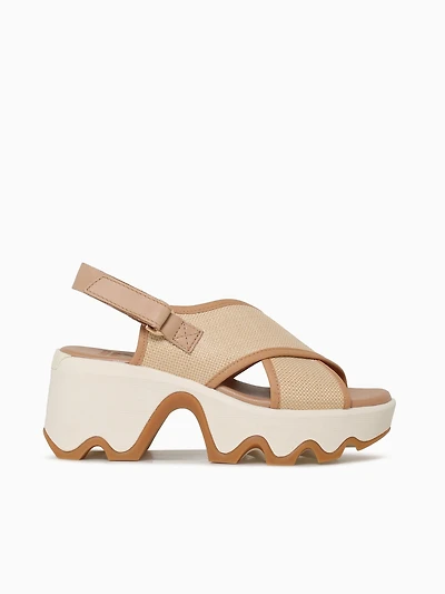 Kinetic Aura Slingback Beige Gum texti