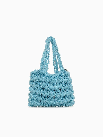 Norma Beaded Mini Bag Sky
