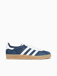 Gazelle Indoor Night Indigo White suede