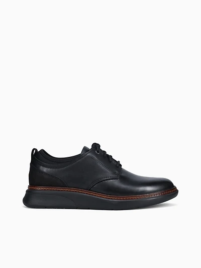 Rafael Lace Up Black Leather