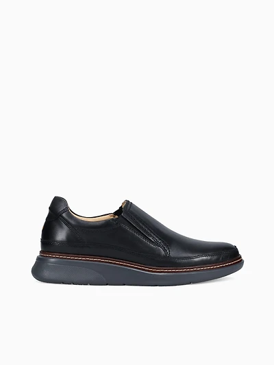 Rafael Slip On Black Leather